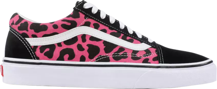 Кеды Vans Old Skool Leopard, розовый