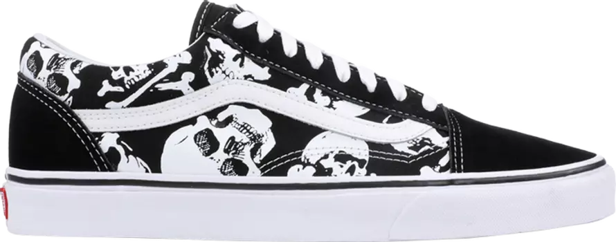 Кеды Vans Old Skool Skulls, черный