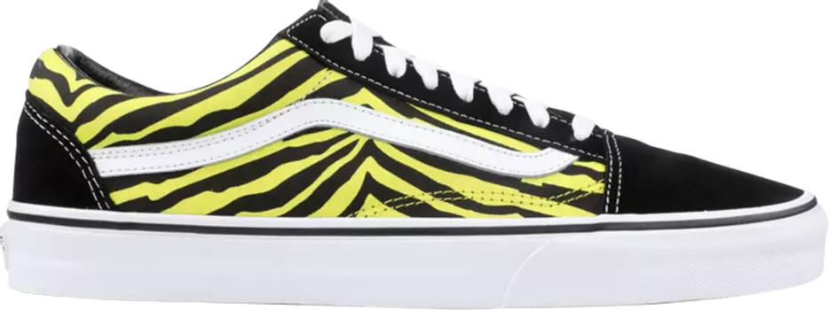 Кеды Vans Old Skool Zebra, желтый