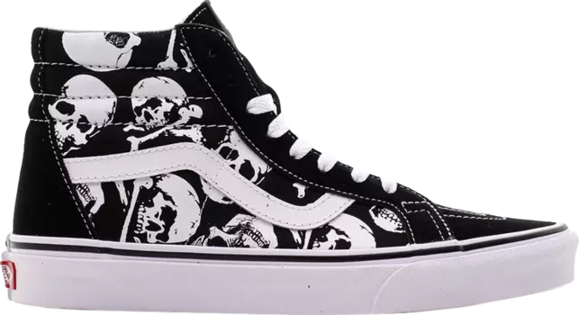 Кеды Vans SK8-Hi Reissue Skulls, черный