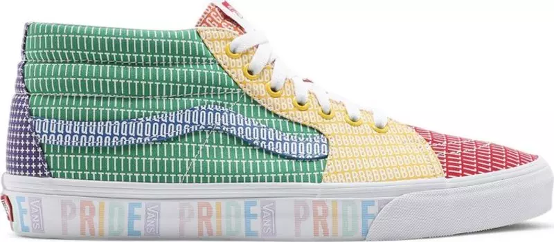 Кеды Vans Sk8-Mid Pride, разноцветный