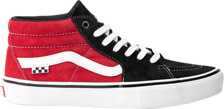 Кеды Vans Skate Grosso Mid Black Red, черный