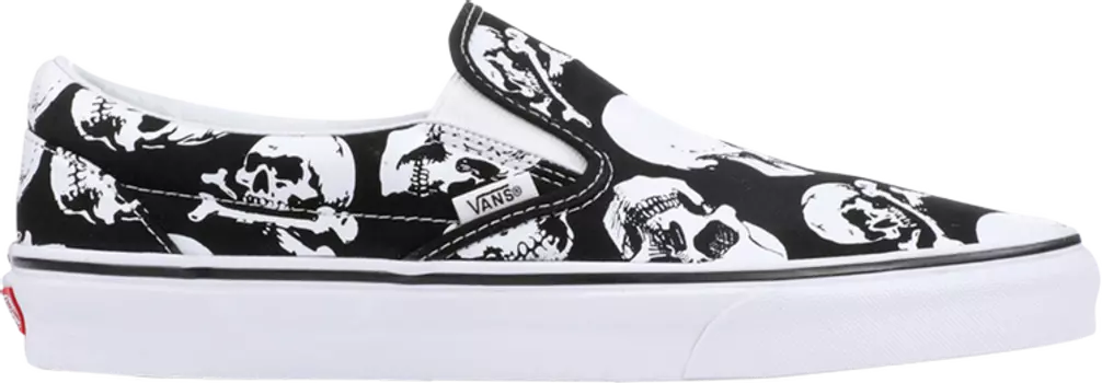 Кеды Vans Slip-On Skulls, черный