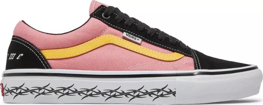 Кеды Vans Supreme x Old Skool Barbed Wire - Pink, розовый