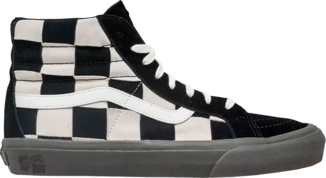 Кеды Vans Taka Hayashi x Sk8-Hi LX Woven Checkerboard, черный