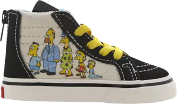 Кеды Vans The Simpsons x Sk8-Hi Zip TD Simpsons Family 1987-2020, белый