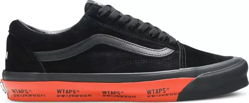 Кеды Vans WTAPS x Old Skool LX Black Orange, черный