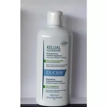 Kelual Squanorm Шампунь для регулирования жирной перхоти 400 мл Ducray