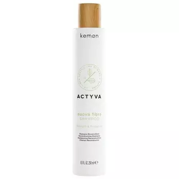 Kemon Actyva Nuova Fibra Shampoo Velian укрепляющий шампунь для поврежденных волос 250мл