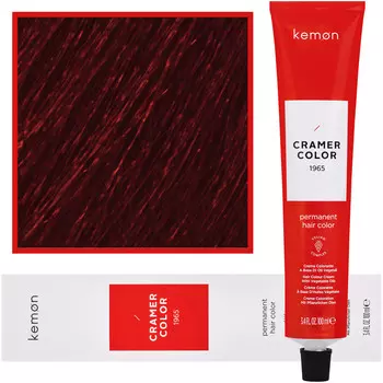 Kemon, Cramer Color, Кремовая краска для волос с растительными маслами 6.55 Dark Deep Red Blonde, 100 мл