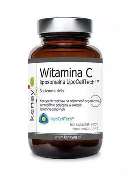 KenayAg Липосомальный витамин С LipoCellTech (60 растительных капсул) - Добавка