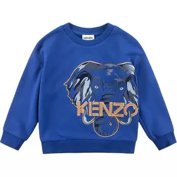 KENZO Детская толстовка, цвет Blue