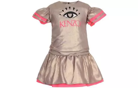 Платье детское Kenzo, золотой