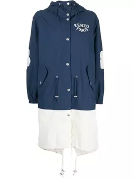 Kenzo длинная ветровка Sailor, синий