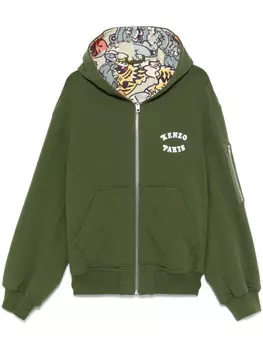 Kenzo двустороннее худи Verdy, зеленый