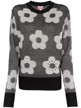 Kenzo джемпер Flower Spot, черный