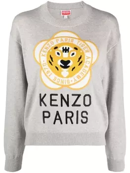 Kenzo джемпер Tiger Academy, серый