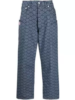 Kenzo джинсы карго Monkey Fit, синий