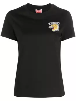 Kenzo футболка с логотипом, черный