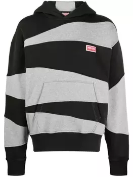 Kenzo худи со вставками, черный
