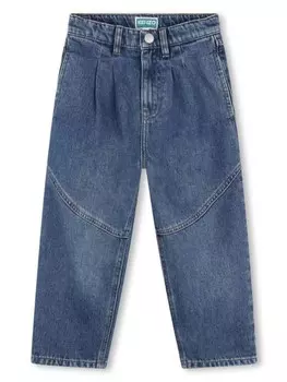 Kenzo Kids брюки из денима, синий