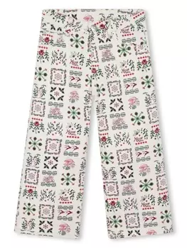 Kenzo Kids брюки ограниченной серии, белый