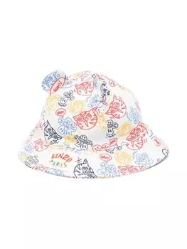 Kenzo Kids панама Campus, белый