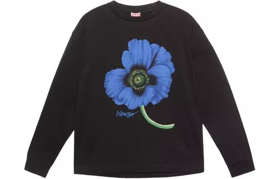 Футболка мужская Kenzo Poppy Flower Series, черный