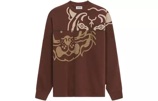 KENZO Мужская толстовка, цвет Brown