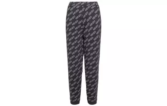 Штаны спортивные Kenzo Logo-print мужские, черный
