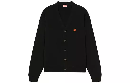 Кардиган мужской Kenzo Boke Flower Wool, черный