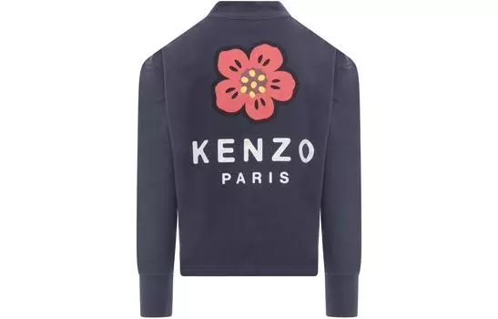 Свитер мужской Kenzo с логотипом, синий