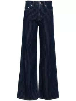 Kenzo прямые джинсы Ayame в полоску, синий