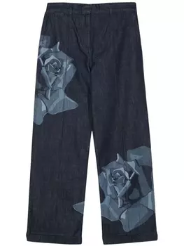 Kenzo прямые джинсы Rose, синий