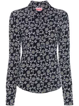 Kenzo рубашка Marguerite, черный