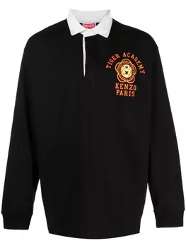 Kenzo рубашка поло Tiger Academy, черный