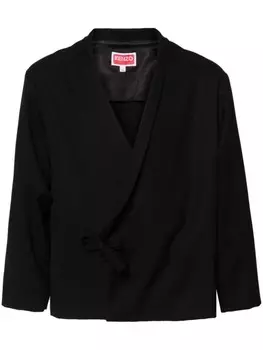 Kenzo шерстяная куртка, черный