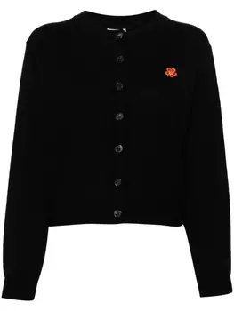 Kenzo шерстяной кардиган, черный