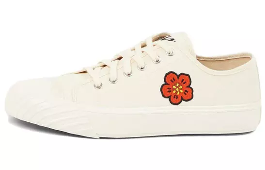 Кроссовки мужские Kenzo Skateboard с вышивкой, белый