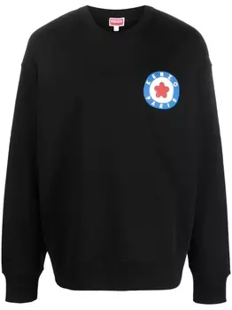 Kenzo толстовка с логотипом, черный