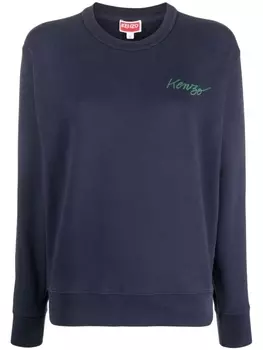 Kenzo толстовка с принтом, синий