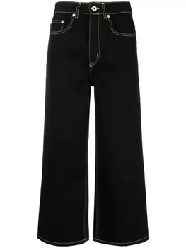 Kenzo укороченные джинсы Sumire, черный
