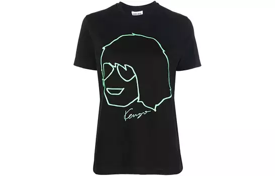 KENZO Женская футболка, цвет Black