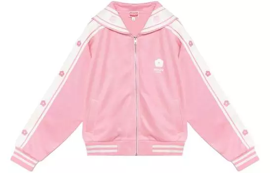 Куртка женская Kenzo Sailor-collar, розовый / белый