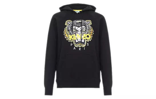 Толстовка женская Kenzo Paris, черный / желтый