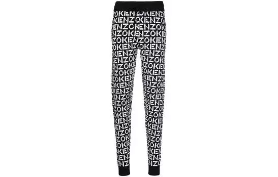 Женские брюки Kenzo, черный/белый