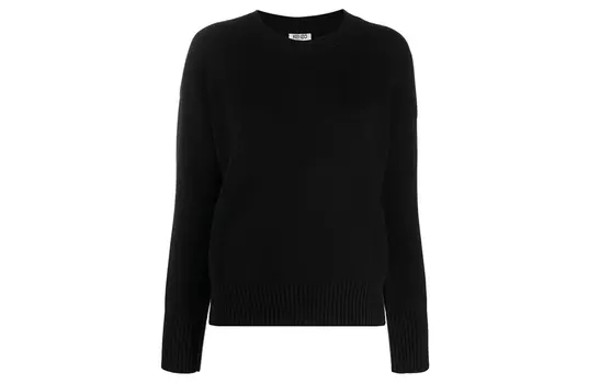Свитер женский Kenzo с логотипом на спине, черный