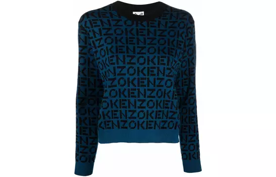 Свитер женский Kenzo, темно-синий / синий