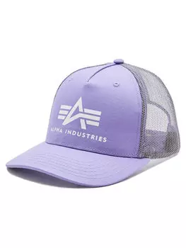 Кепка Alpha Industries, фиолетовый