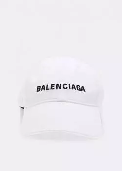 Кепка BALENCIAGA Classic baseball cap, белый